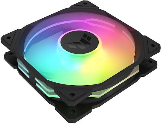 Asus TUF Gaming TR120 Reverse Blade Case Fan 2000rpm 76.3cfm with ARGB Lighting and 4-Pin PWM Connection 3pcs