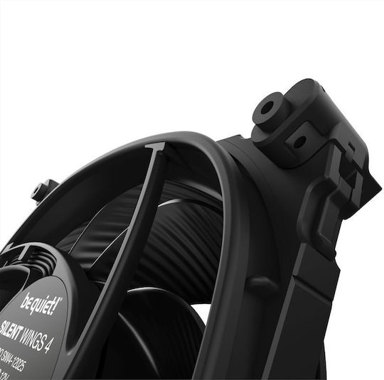 Be Quiet Silent Wings 4 Case Fan 120mm 1600rpm 48.7cfm Without LED Lighting and 4-Pin PWM Connection