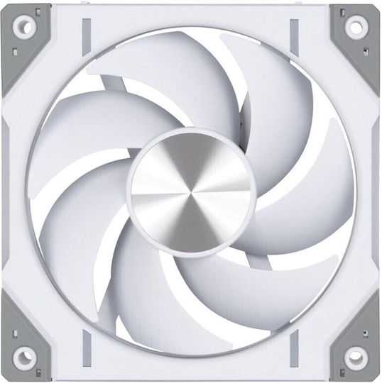 Phanteks PH-F120D30 Case Fan (2000rpm / 61.5cfm) with RGB Lighting and 4-Pin PWM Connection 3pcs Regular White