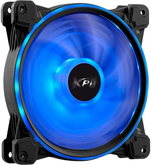 Adata Hurricane Вентилатор За Кутия 140мм (2000об/мин / 61.5cfm) С ARGB Осветление И Свързване 4-изводна ШИМ Бял