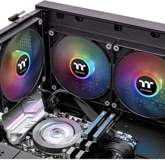 Thermaltake CT140 Sync PC Case Fan (1500rpm / 77.37cfm) with ARGB Lighting and 3-Pin / 4-Pin PWM Connection 2pcs