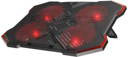Genesis Oxid Cooling Pad για Laptop έως 17.3" με 4 Ανεμιστήρες