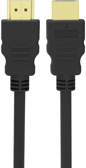 Powertech Kabel HDMI-Stecker - HDMI-Stecker 2m Schwarz