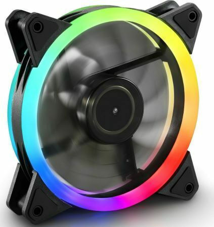 Sharkoon SHARK Blades PWM Case Fan 120mm 1400rpm With RGB Lighting And 3-Pin / 4-Pin Connection