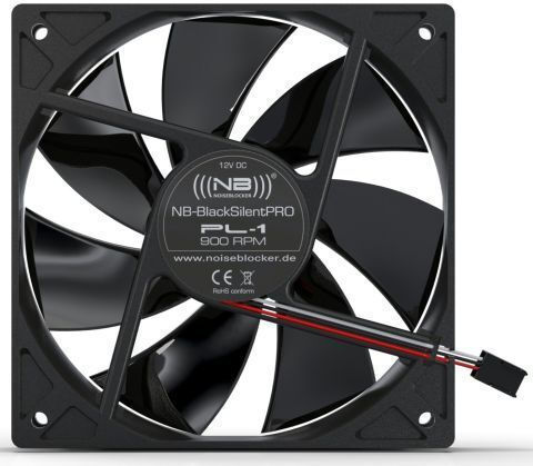 Noiseblocker PL1 Case Fan 120mm 900rpm 40cfm Without LED Lighting And 3-Pin Connection