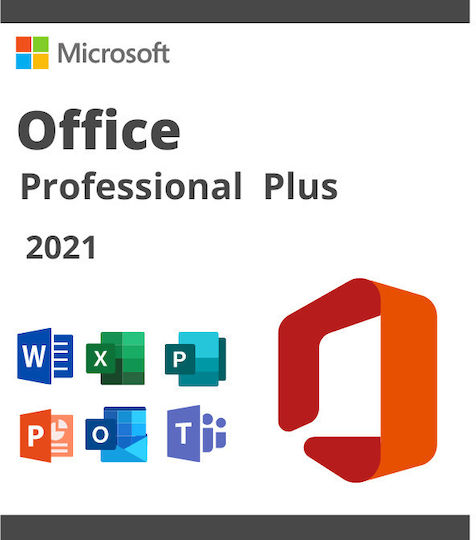 Microsoft Office Professional Plus 2021 English in Electronic license for 5 Users MSOPP21MR5