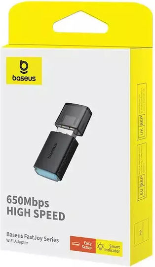 Baseus Adapter Wifi Fastjoy 650mbps B01317600111-04