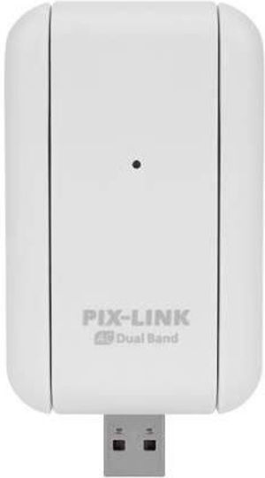 Pix-Link Wifi Αντάπτορας Δικτύου USB με Ασύρματη Σύνδεση Wi-Fi 300Mbps
