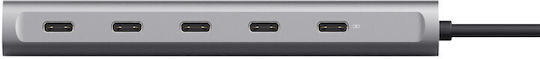 Trust Hub 16 Θυρών USB 3.2 με σύνδεση USB-C Ασημί