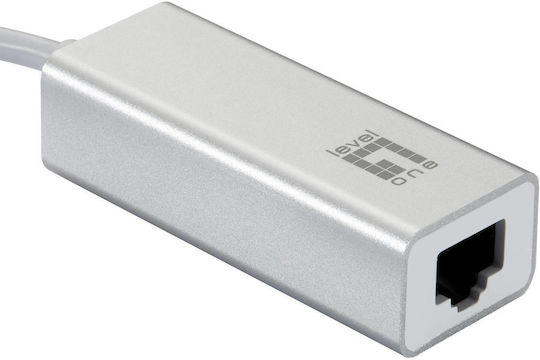 Level One USB-0402 Netzwerkadapter USB-C mit Verkabelter Ethernet Verbindung (v3)