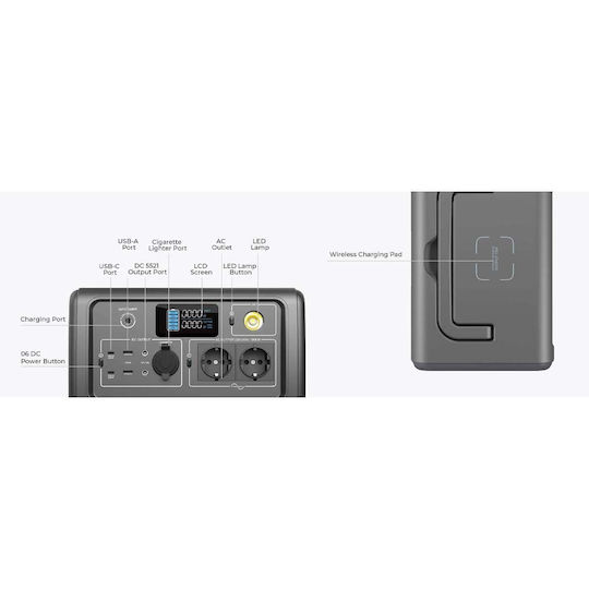 Bluetti EB70 Електроцентрала 716Wh