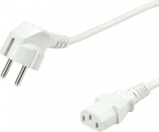 Value Schuko - IEC C13 Cable 2m Λευκό 19.99.1019-50