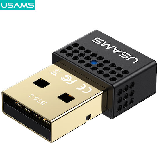 Usams USB Bluetooth 5.3 Adaptor cu Raza de Acțiune 20m (US-ZB285)
