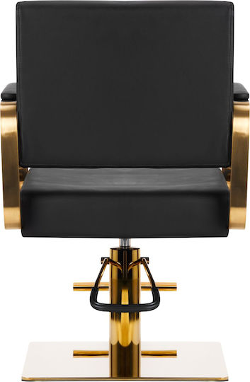 Gabbiano Hairdressing Chair Avila Gold Black