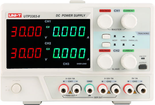 Uni-T Laboratory Power Supply with 1 Channel 32V 3A and Maximum Power 207W UTP3303-II