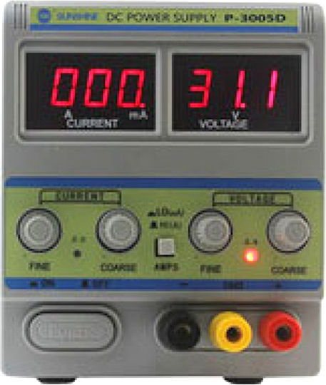 Sunshine Laboratory Power Supply with 1 Channel 30V 5A P-3005D