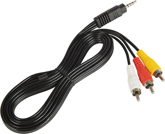 3.5mm male to Composite male 1.5m Cable (DM-4877)