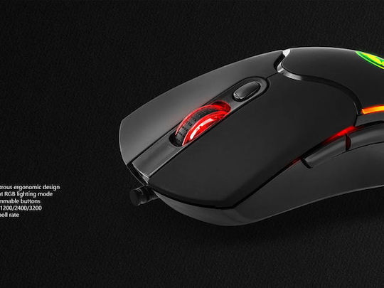 Marvo CM310 3in1 Σετ Gaming Πληκτρολόγιο με RGB φωτισμό & Ποντίκι (Αγγλικό US)