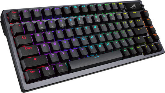 Asus ROG Azoth Fără fir Gaming Tastatură 75% cu ROG NX Red comutatoare și iluminare RGB (Engleză US)