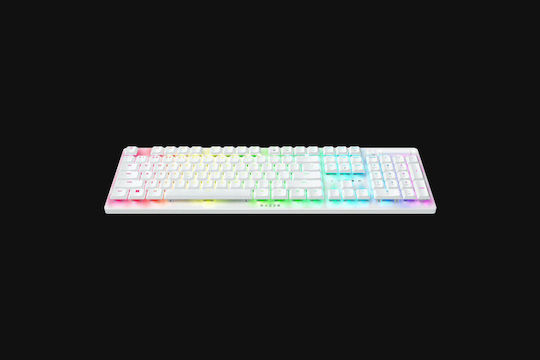 Razer Deathstalker V2 Pro Wireless Optical Gaming Keyboard with Razer Optical Purple switches and RGB lighting (English US) White