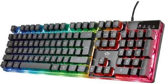 Trust GXT 838 Azor Gaming Keyboard Set with RGB lighting & Mouse (Greek)
