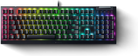 Razer BlackWidow V4 X Gaming Mechanical Keyboard with Razer Green switches and RGB lighting (English US)