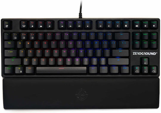 Zeroground KB-3100G Tonado Mini Gaming Μηχανικό Πληκτρολόγιο Tenkeyless με Outemu Red διακόπτες και RGB φωτισμό (Αγγλικό US)