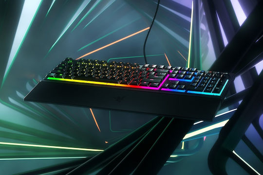 Razer Ornata V3 Gaming Mechanical Keyboard with Membrane Switches and RGB Lighting English US