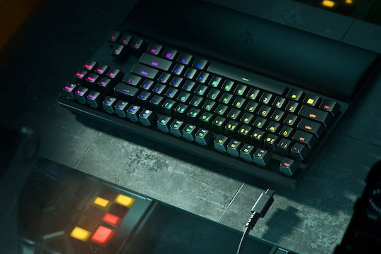 Razer Huntsman V2 TKL Optical Gaming Keyboard Tenkeyless with Razer Clicky switches and RGB lighting (English US)