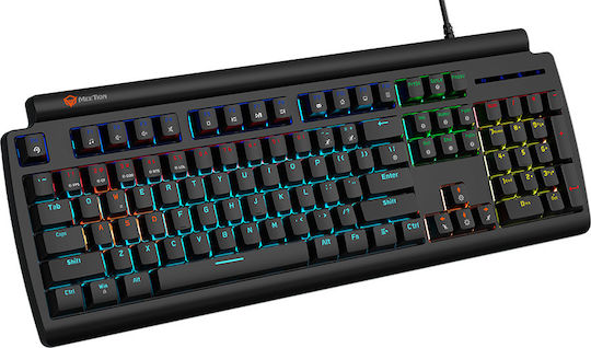 Meetion MK600 Gaming Mechanical Keyboard with Outemu Blue Switches and RGB Lighting (English US)
