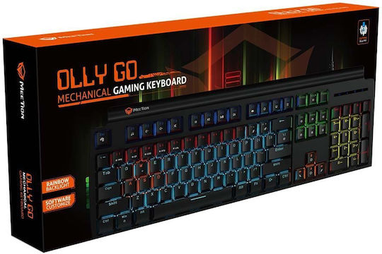 Meetion MK600 Gaming Mechanical Keyboard with Outemu Blue Switches and RGB Lighting (English US)