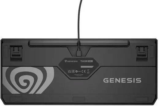 Genesis Thor 230 TKL Gaming Mechanical Keyboard Tenkeyless with Outemu Brown switches and RGB lighting (English US)
