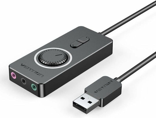 Vention External USB 2.0 Sound Card (CDRBB)