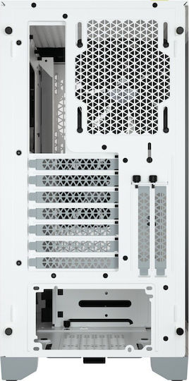Corsair 4000D Airflow Gaming Midi-Turm Computergehäuse mit Seitenfenster Weiß