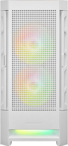 Cougar Duoface RGB Gaming Midi Tower Computer Case with Side Window White