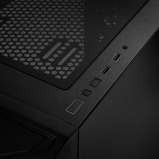 Lian Li Lancool 215 Midi Tower Κουτί Υπολογιστή με Πλαϊνό Παράθυρο και RGB Φωτισμό Μαύρο