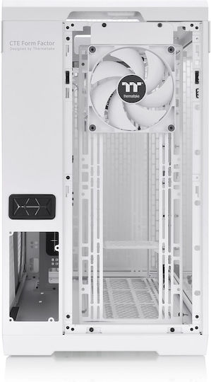 Thermaltake CTE C750 Air Snow Gaming Full Tower Computer Case with Window Panel and RGB Lighting White