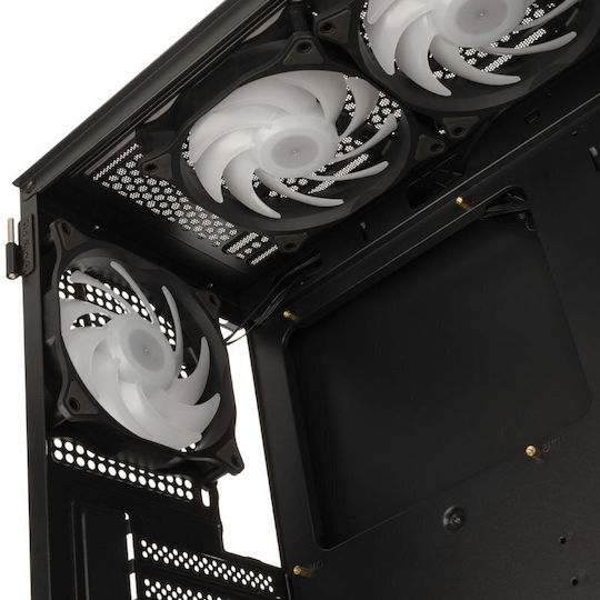 Kolink Observatory HF Plus Mesh ARGB Gaming Midi Tower Κουτί Υπολογιστή με Πλαϊνό Παράθυρο Μαύρο