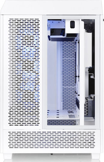 Thermaltake The Tower 500 Gaming Midi Tower Computer Case with Side Window and RGB Lighting Snow White