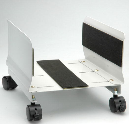 Roline Floor Computer Stand with Casters Silver (17.05.1516)