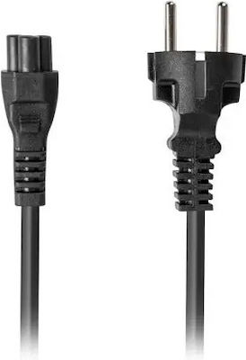 Lanberg Schuko - IEC C5 Cable 1.8m Μαύρο (CA-C5CA-15CC-0018-BK)