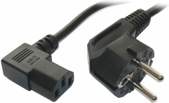 Roline Schuko - IEC C13 Cable 1.8m Black (19.08.1118)