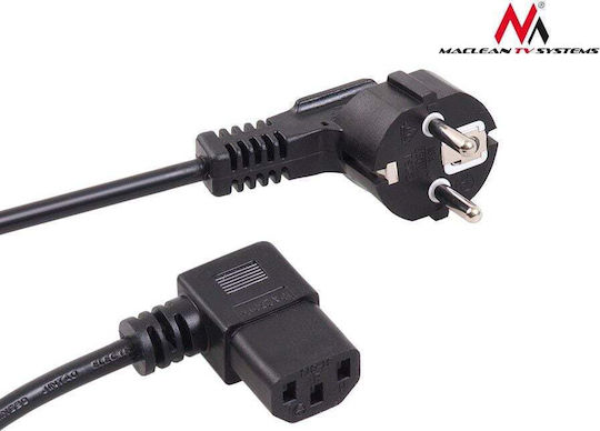 Maclean Energy Schuko - IEC C13 Cable 3m Μαύρο MCTV-803