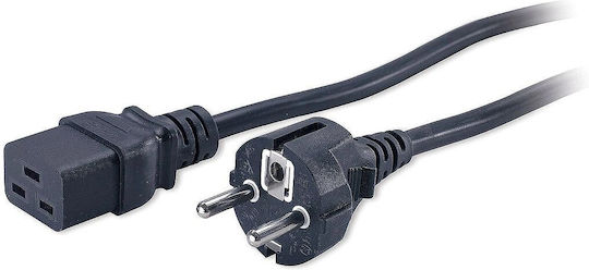 APC IEC C19 - Schuko Cablu 2.5m Negru (AP9875)