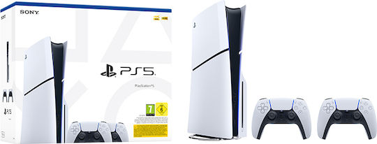 Sony PlayStation 5 Slim 1TB με 2o DualSense (Official Bundle)