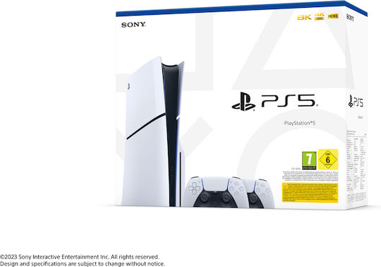 Sony PlayStation 5 Slim 1TB με 2o DualSense (Official Bundle)