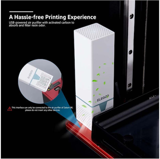 Elegoo Saturn 8K Αυτόνομος 3D Printer Ρητίνης