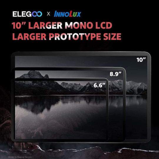 Elegoo Saturn 2 Αυτόνομος 3D Printer Ρητίνης με Σύνδεση USB