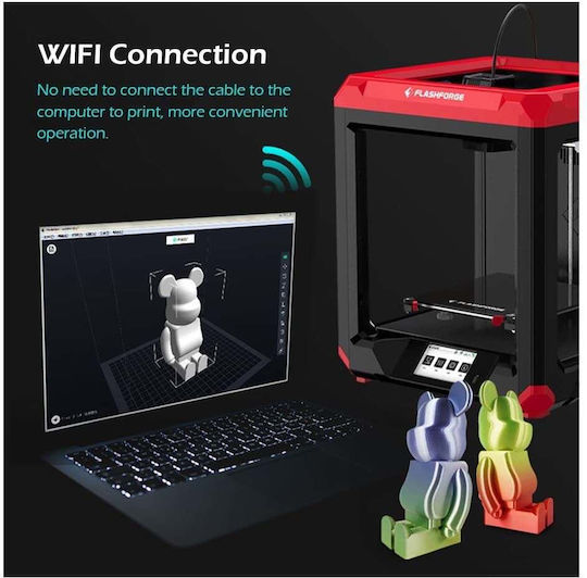 Flashforge Finder 3 Αυτόνομος 3D Printer με Σύνδεση USB / Wi-Fi