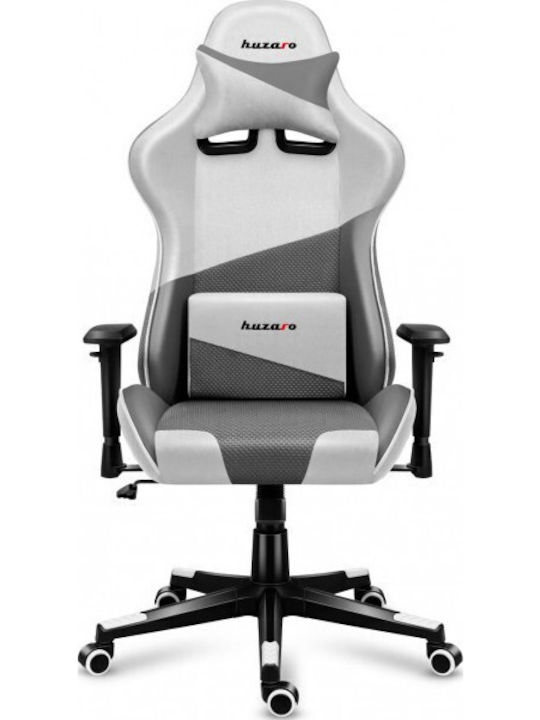 Huzaro Force 6.2 Artificial Leather Gaming Chair with Adjustable Arms Gray